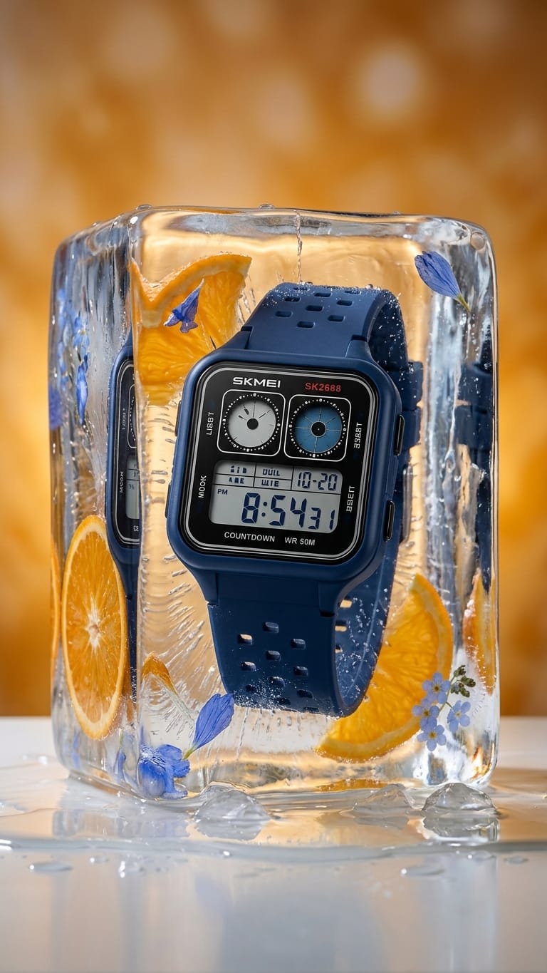 SKMEI SK2688 Digital Sport Watch — Navy