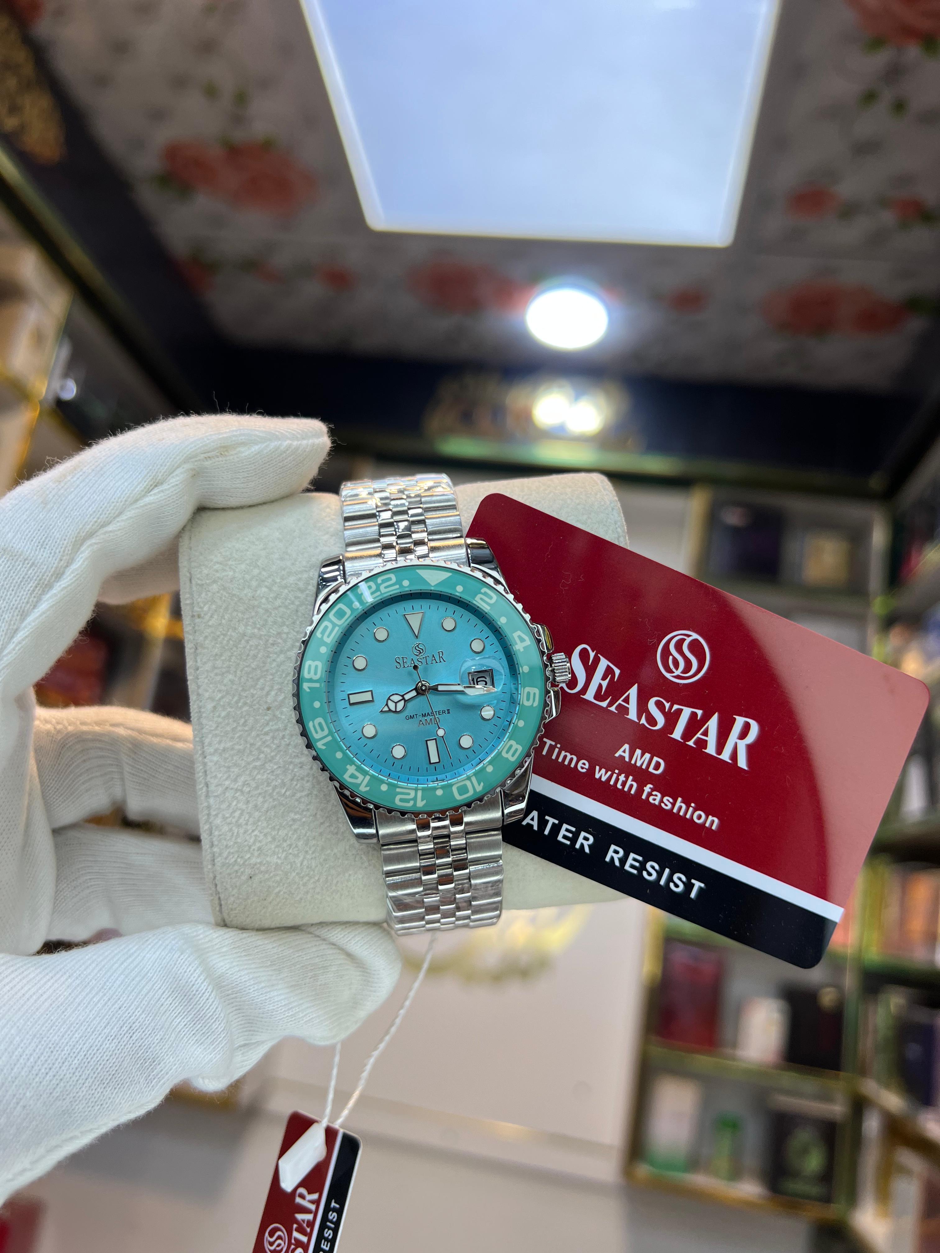 SEASTAR Turquoise Tide GMT diver watch