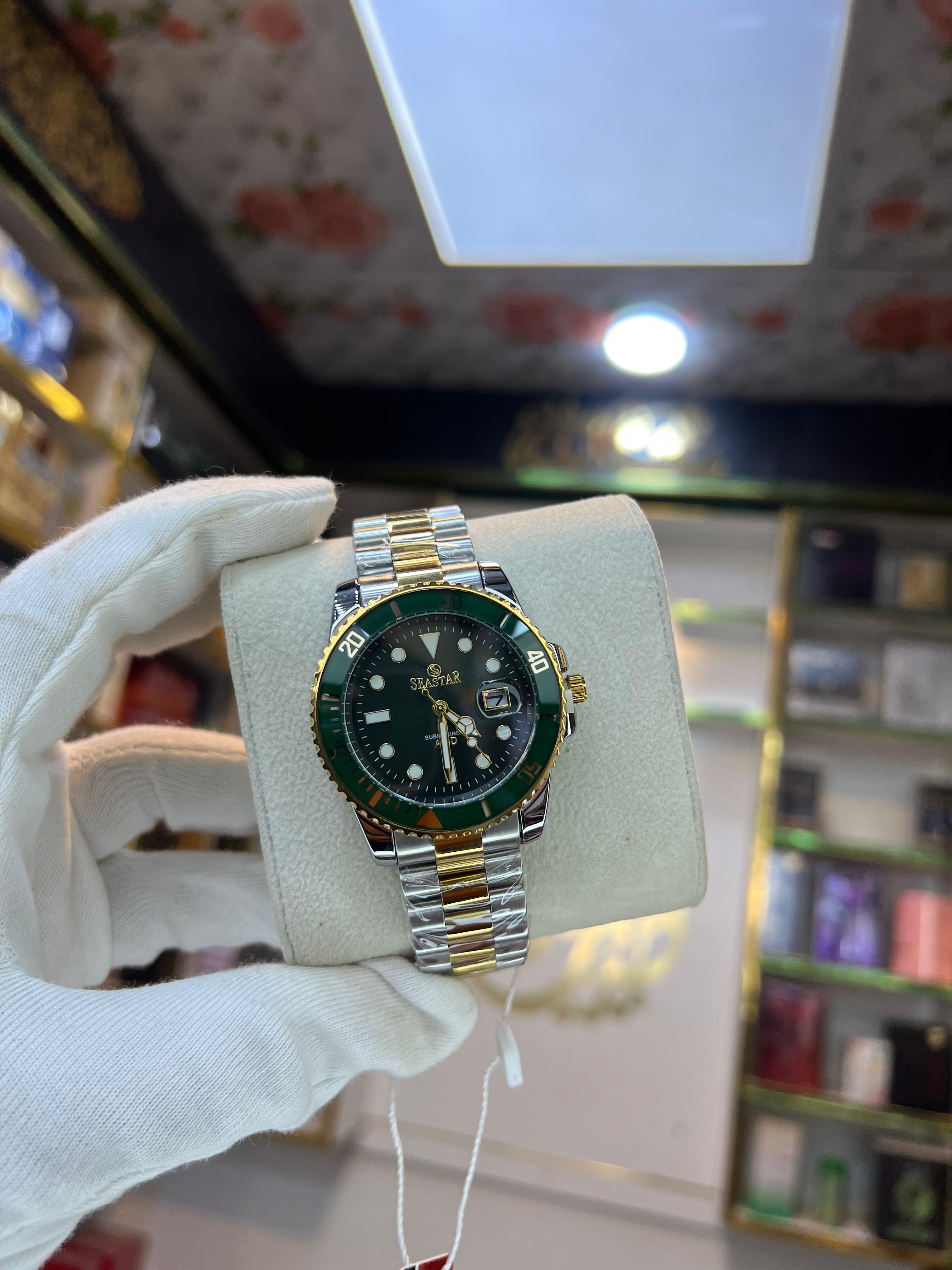 SEASTAR Emerald Duo submariner-style diver watch