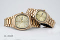 CILLEX CL-5033 Gold — Couple Watch Set | Full Gold