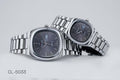CILLEX CL-5033 Slate — Couple Watch Set | Grey Dial Steel