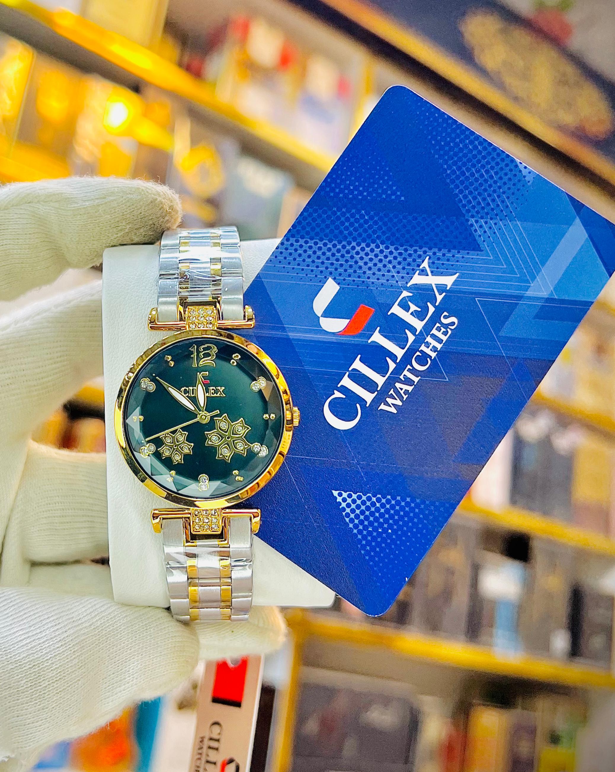 CILLEX Stardust Snowflake Watch — Crystal Dial