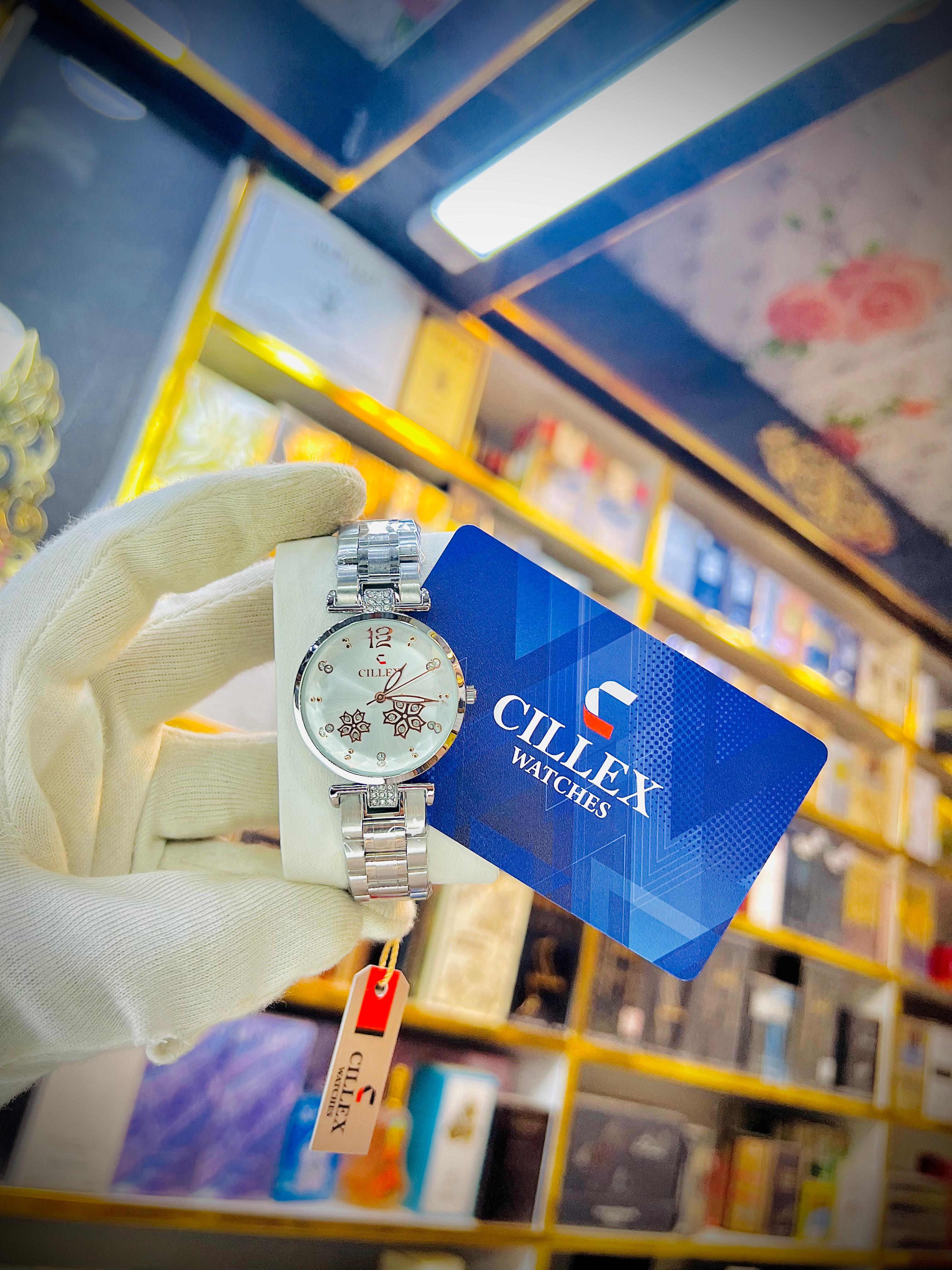 CILLEX Stardust Snowflake Watch — Crystal Dial