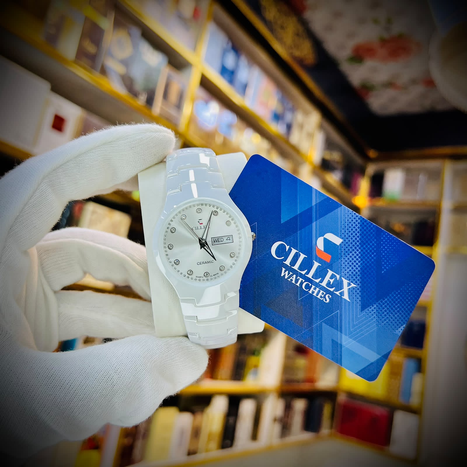 CILLEX Stardust Snowflake Watch — Crystal Dial