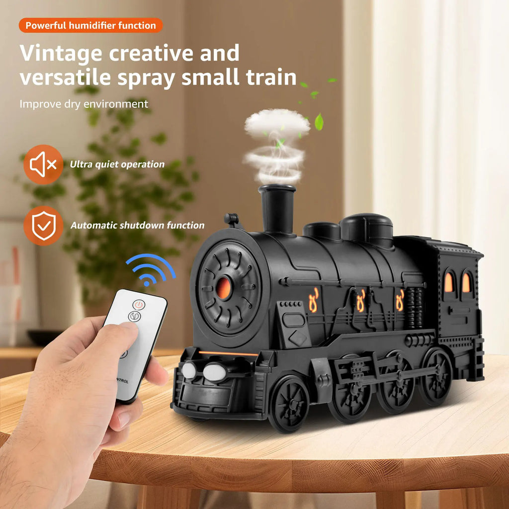 Retro Train Air Humidifier – Compact Home & Office Humidifier