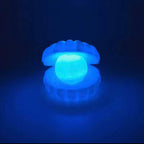 Clam LED Glitter Pearl Night Light – Decorative Ambient Lamp