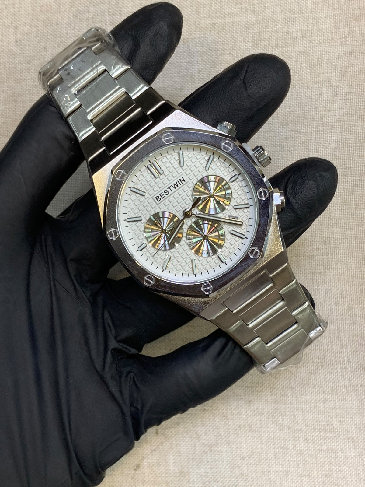 BESTWIN Steel Chain Men's Watch