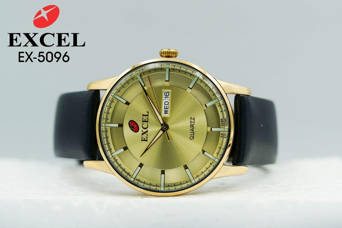 Excel Classic Analog Men's Watch - Stainless Style