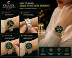 CILLEX Stardust Snowflake Watch — Crystal Dial