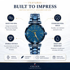 CILLEX Wave Fan-Dial Watch