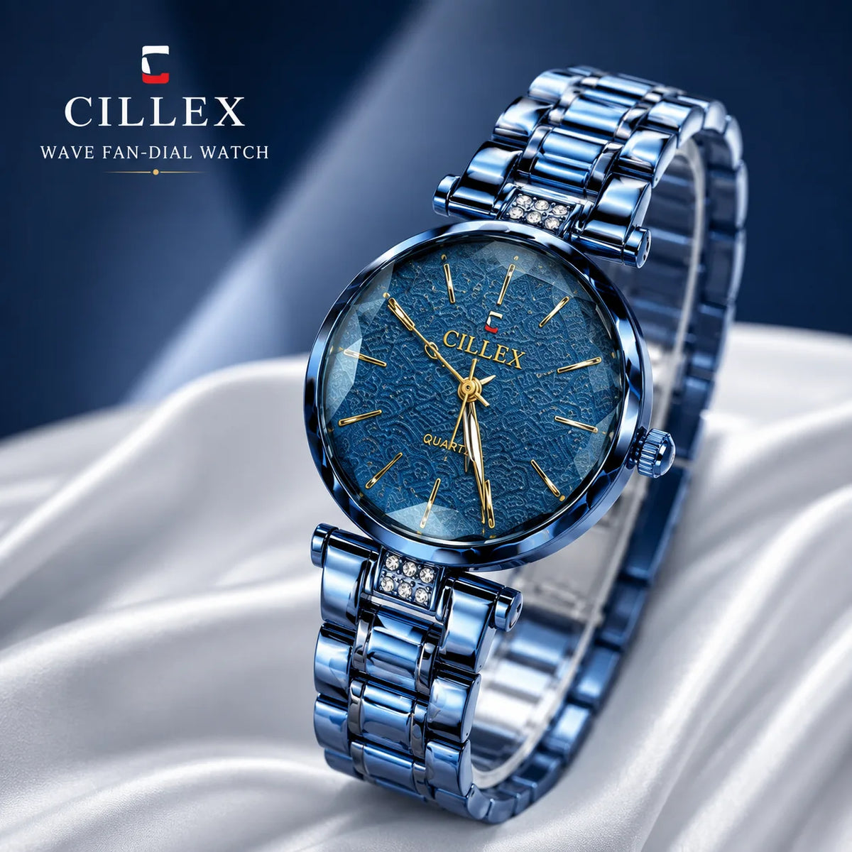 CILLEX Wave Fan-Dial Watch