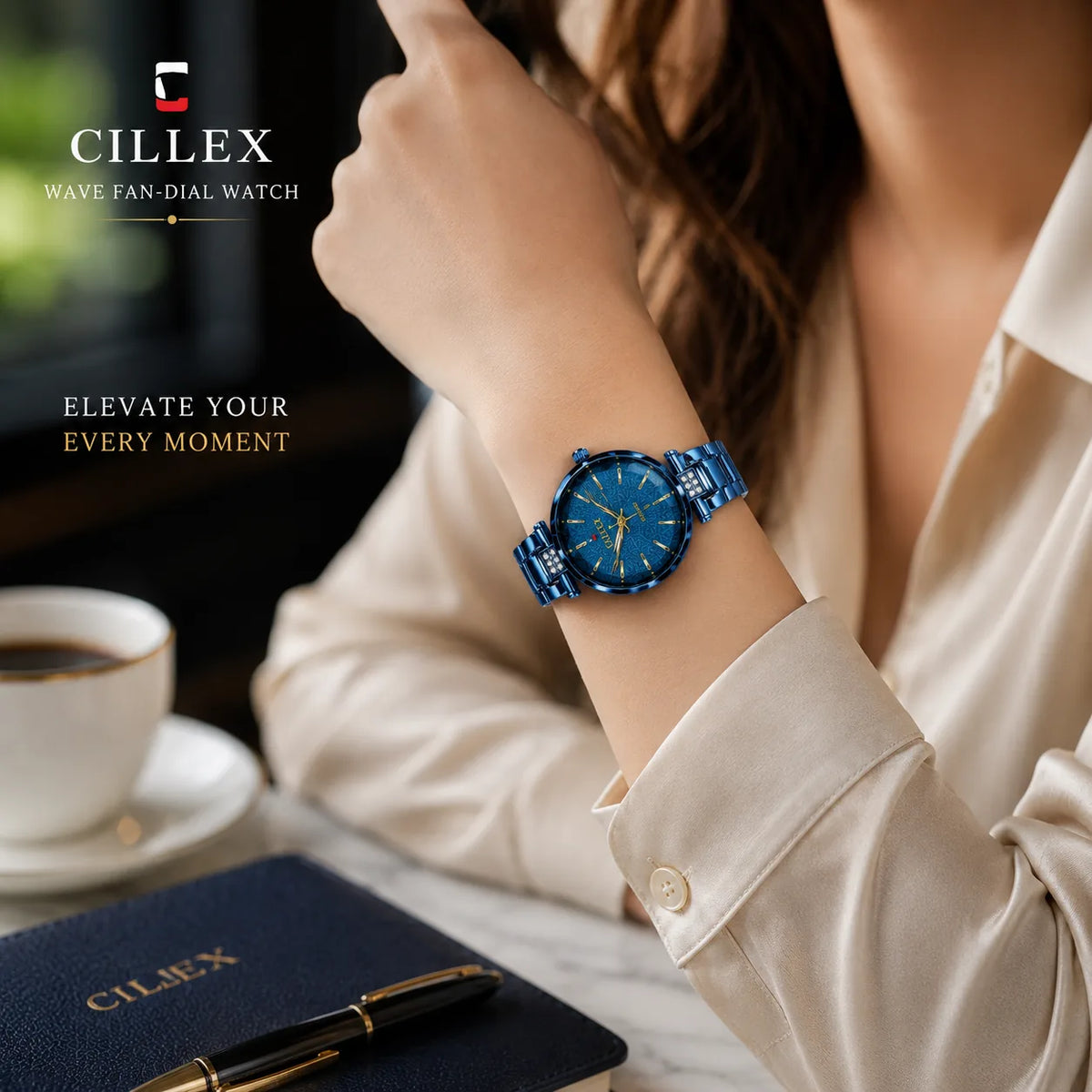 CILLEX Wave Fan-Dial Watch