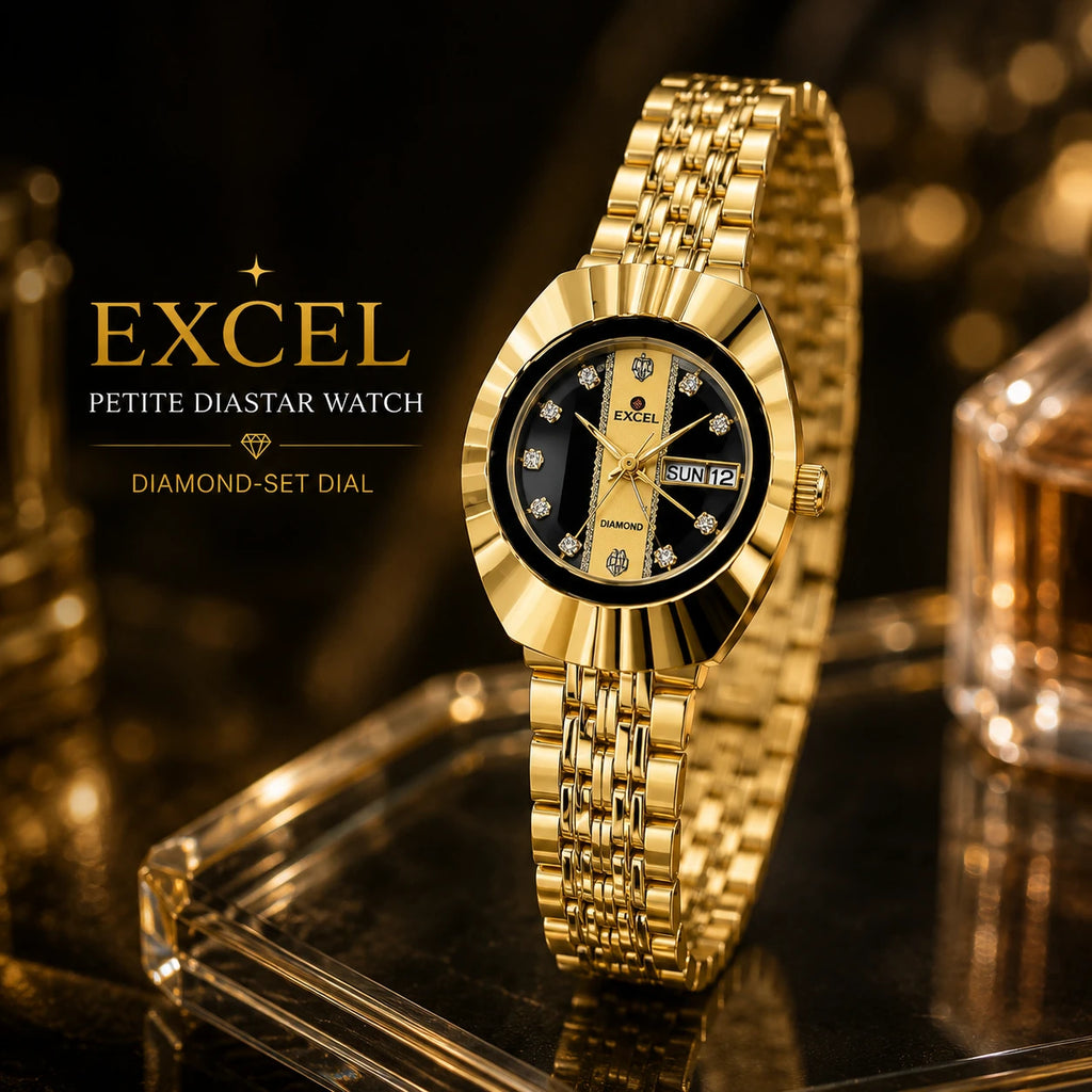 EXCEL Petite Diastar Watch — Diamond-Set Dial