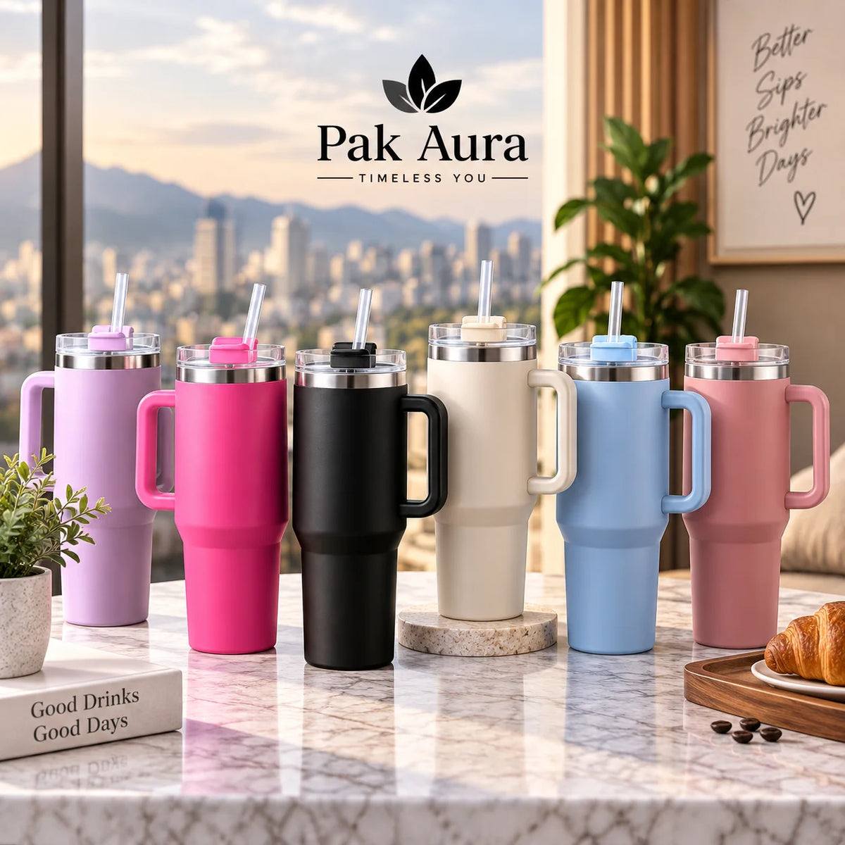 Reusable Tumbler Cup – Travel Drinkware