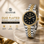 SEASTAR Duo Fluted — Fluted Bezel Classic Watch | Two-Tone