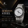 SEASTAR Horizon Steel — Integrated Bracelet Watch | Silver