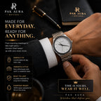 SEASTAR Horizon Steel — Integrated Bracelet Watch | Silver