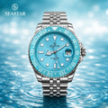 SEASTAR Turquoise Tide — GMT Diver Watch | Steel Bracelet