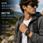 SKMEI SK2688 Digital Sport Watch — Navy